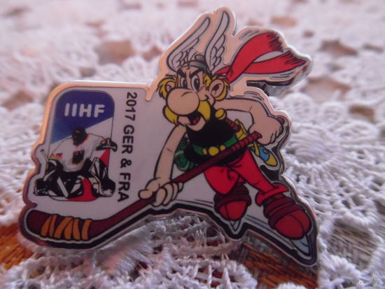 ОФИЦИАЛЬНЫЙ ЗНАЧОК С ЧМ-2017 ПО ХОККЕЮ.NEH.