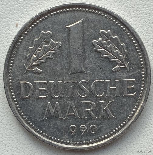 Германия (ФРГ) 1 марка 1990 г. D