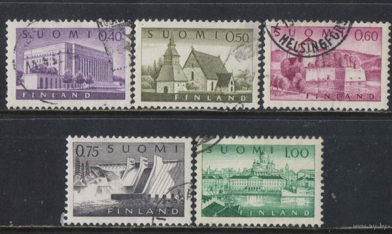 Финляндия 1963 Виды страны Стандарт #562,564-7