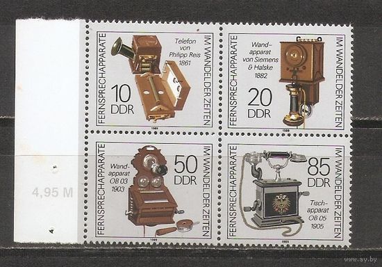 ФФ5 ГДР 1989 Телефон