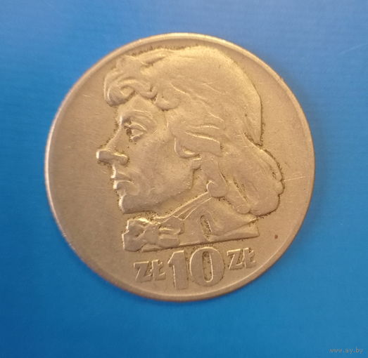 Польша 10 злотых 1959 год Тадеуш Костюшко большой формат монета