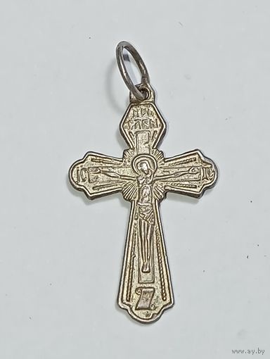 Крестик серебро  925 проба .