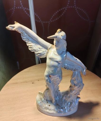 Балерина Девушка аист Фарфор СССР