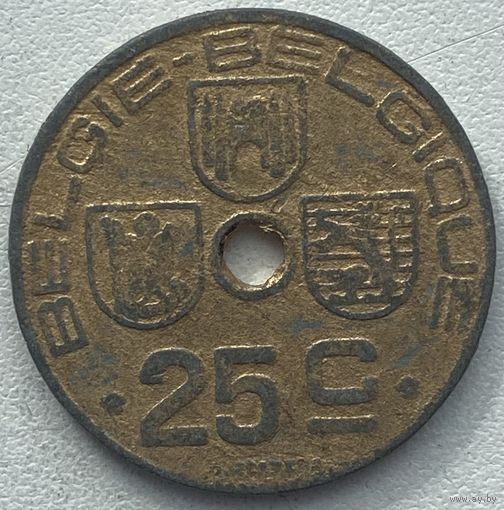 Бельгия 25 сантимов 1944 г.