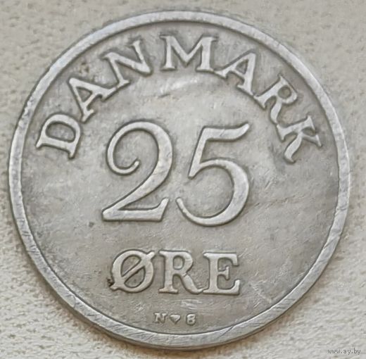 Дания 25 эре 1950