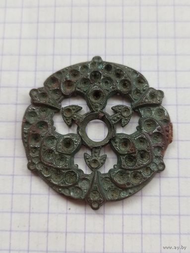 Украшение старинное , посеребрённое