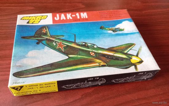 Сборная модель: Як-1 / Як-1М ; MIKRO 72 (Польша) 1/72
