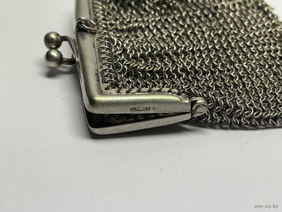 Кошелек винтажный Alpacca,с клеймом.Старт с рубля