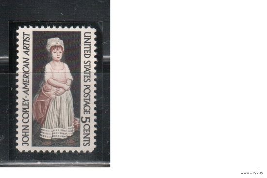 США-1965, (Мих.889),  **   , Художник, Живопись (одиночка)