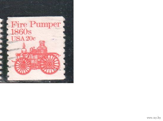 США-1981, (Мих.1516) , гаш., Стандарт, Автомобили,  (одиночка),