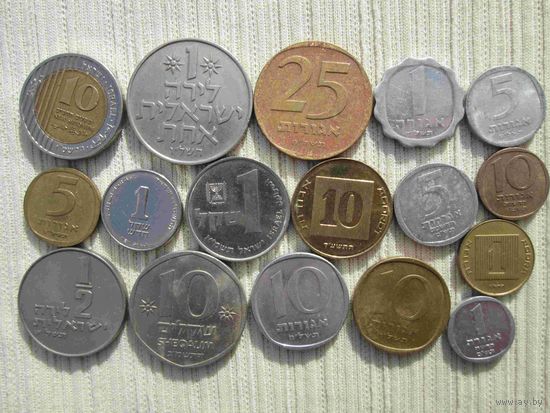 17 монет Израиля