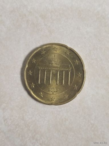 20 евроцентов 2002 G Германия