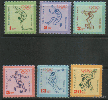 БЛ*. М. 1438/43. 1964. Олимпийские игры  в Токио. Чист.