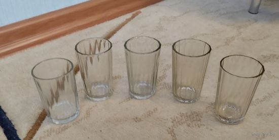 Стограмовики СССР граненые 5 шт одним лотом