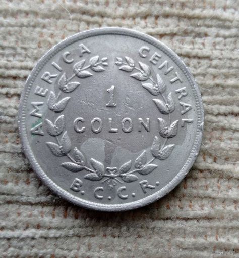 Werty71 Коста-Рика 1 колон 1970