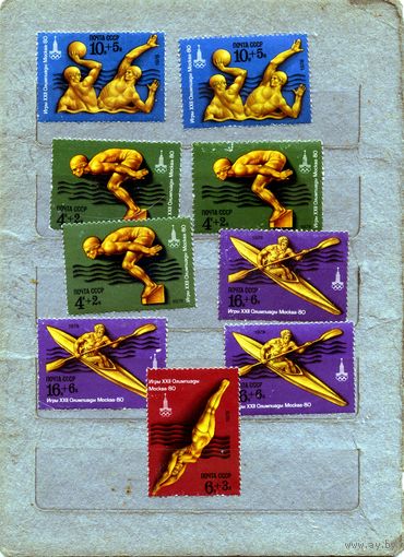 СССР, 1978, СПОРТ,** сборка,   9м  по 15 коп чистая