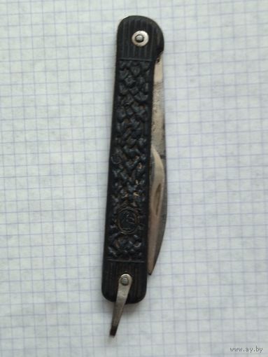 Старый карманный складной (перочинный) туристический нож. СССР, вторая половина прошлого века.