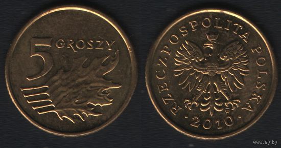 Польша y278 5 грош 2010 год (mw) (_alb2