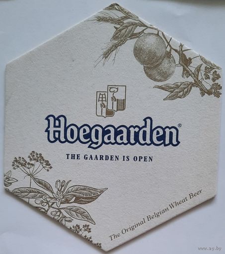 Подставка под пиво (бирдекель) Hoegaarden