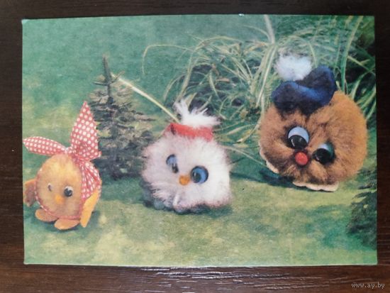 Календарик мультяшки 1991г