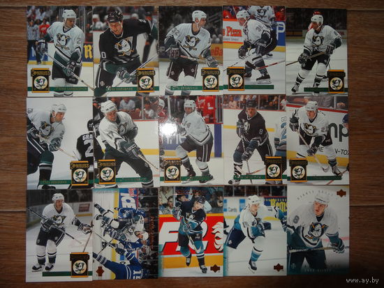 Хоккейные карточки.НХЛ.Anaheim Ducks-25 карт