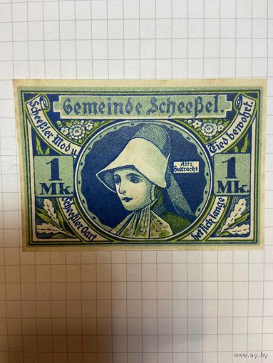 1 марка (нотгельды) г. Германия Счибел-1201