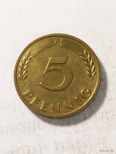 Германия 5 пфенинг 1950 F
