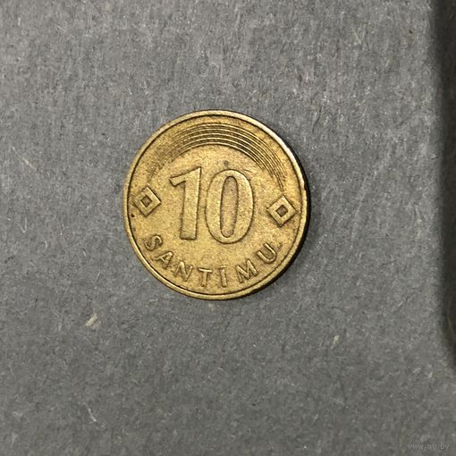 Латвия 10 сантимов 1992 год