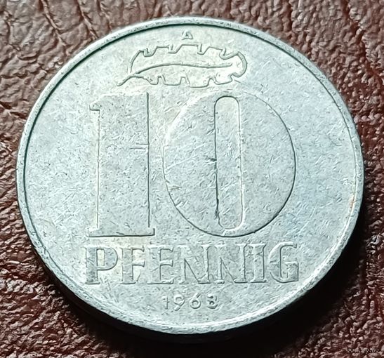 Германия - ГДР 10 пфеннигов, 1968    ( 1-5-6 )