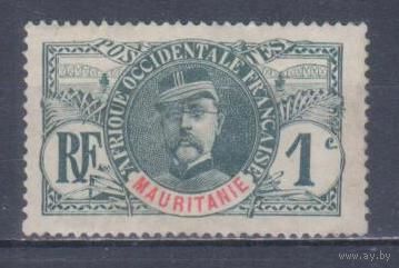 [2214] Французские колонии. Мавритания 1906. Генерал.1с. БЕЗ КЛЕЯ