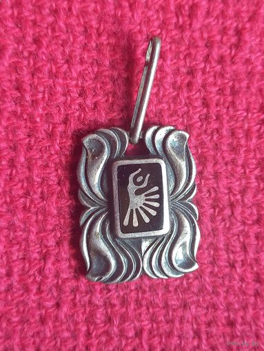 Подвеска кулон Дева серебро 916 проба звезда СССР.