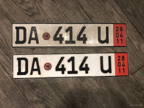 Автомобильный номер для коллекции