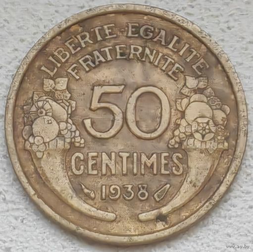 Франция 50 сантимов 1938