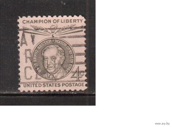 США-1959, (Мих.762) , гаш. , Личности