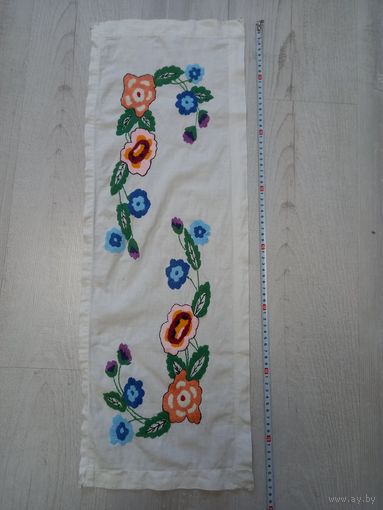 Дорожка вышитая старинная