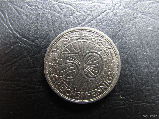 Германия. 50 пфеннигов. 1928A. С 20 копеек. Распродажа коллекции. Смотрите другие лоты.