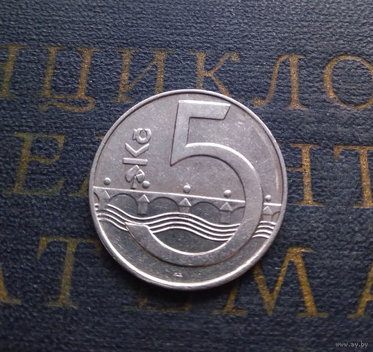 5 крон 1993 Чехия #04 XF