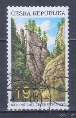 [2324] Чехия 2006. Природа.Ландшафт.Горы. Гашеная марка.