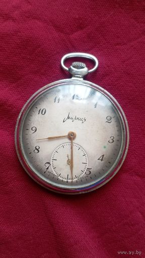 Редкие часы СССР . Молния. Тонкие. 50 гг. На ходу.