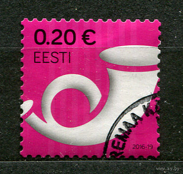 Почтовый рожок. Стандартный выпуск. Эстония. 2016