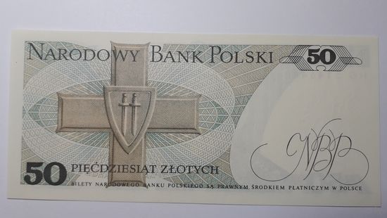 Польша, 50 злотых 1988 г. Серия HG. UNC.