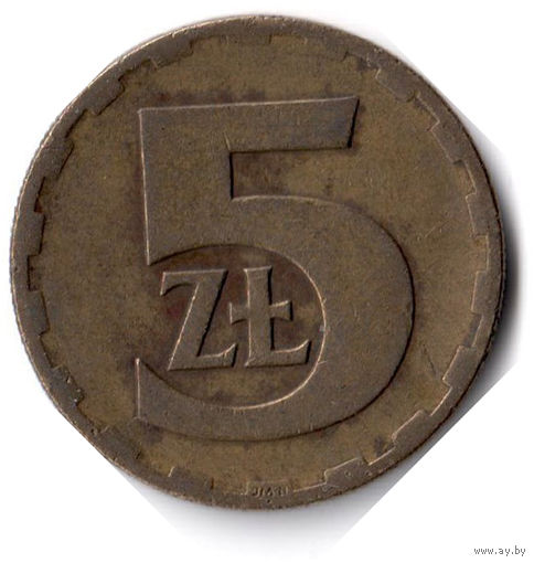 Польша. 5 злотых. 1976 г.