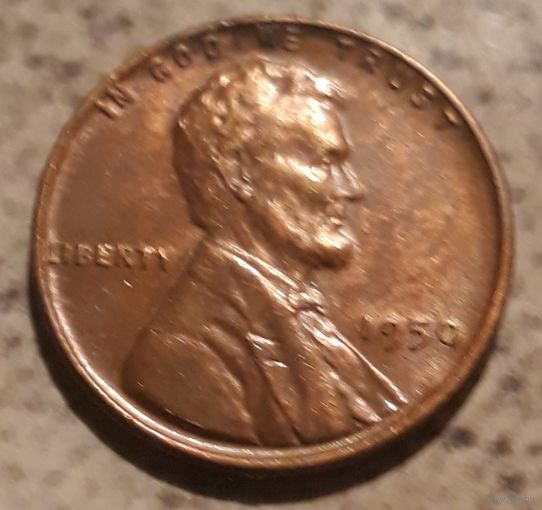 1 цент США 1950 МД Филадельфия