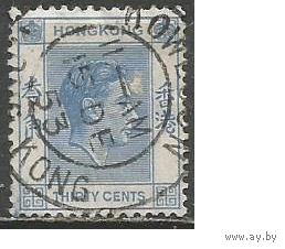 Гонконг. Король Георг VI. 1938г. Mi#151 III.