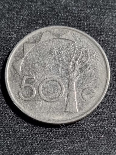 Намибия 50 центов 1993