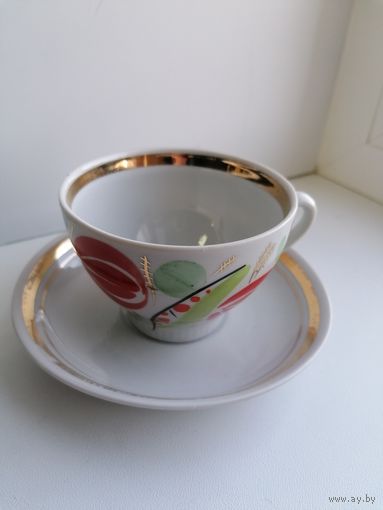 Чайная пара, сумский фарфоровый завод