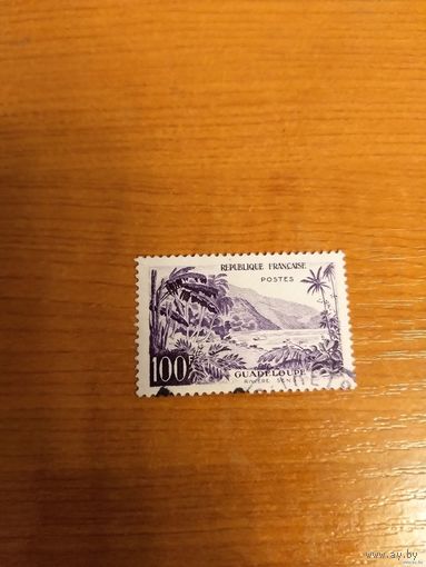 1959 Франция Гваделупа флора концовка (3-8)