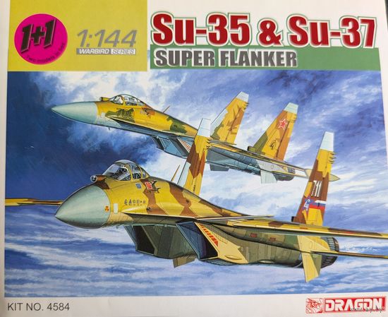 Сборная модель SU-35/37 DRAGON 1:144