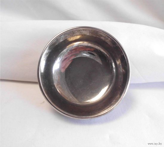 Икорница Орешница 8,5 см Серебрение