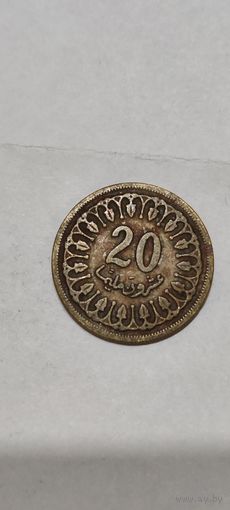 Тунис 20 милим 1960